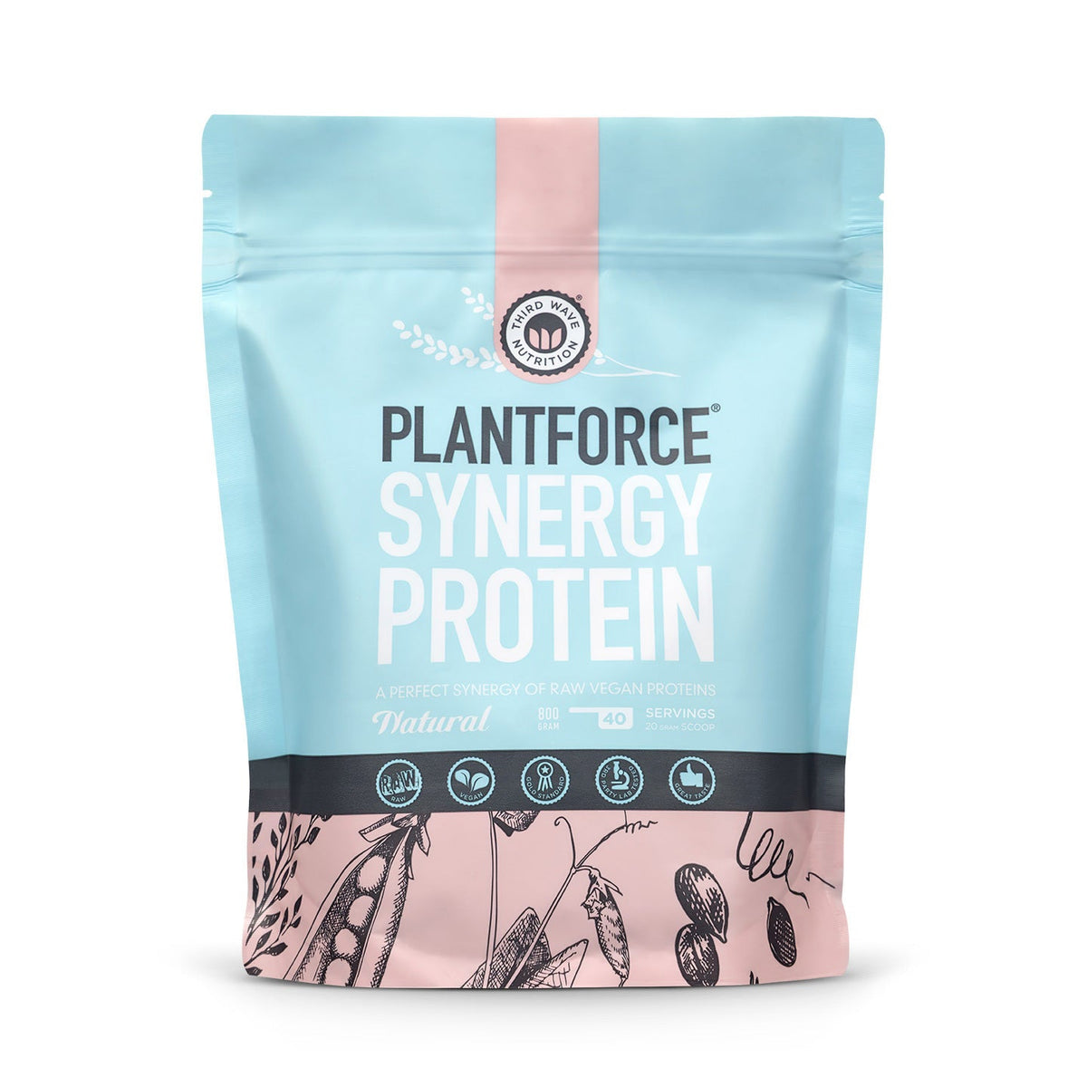 Plantforce PLANTFORCE - SYNERGY PROTEIN - 20G - smagsprøve - Plante Protein SE