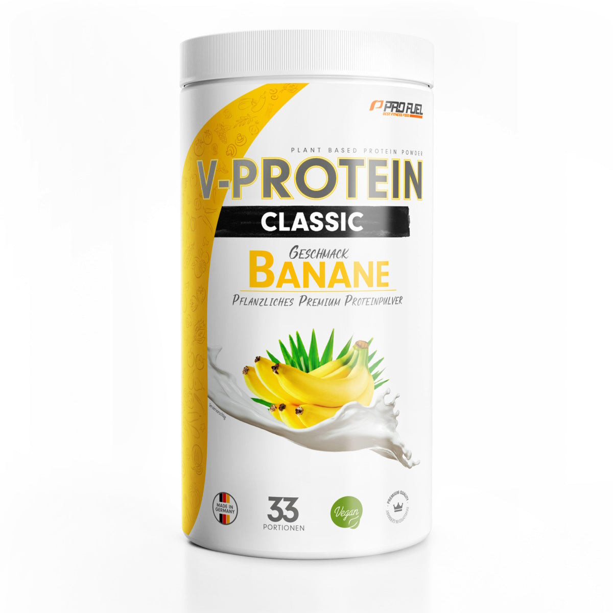 PROFuel - V-Protein Classic - 100% Vegan Protein - 1000G - 6 smagsvarianter