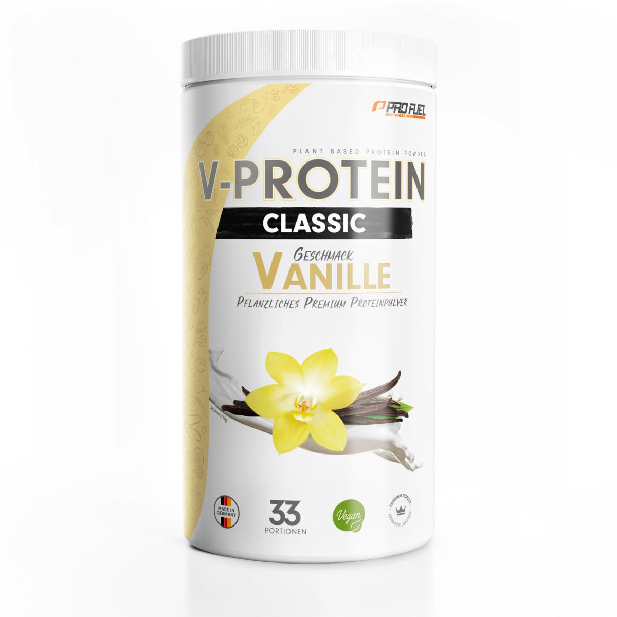 PROFuel - V-Protein Classic - 100% Vegan Protein - 1000G - 6 smagsvarianter